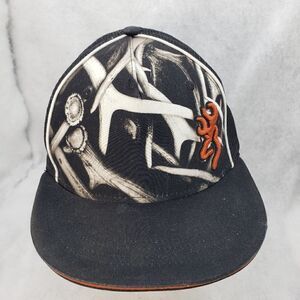 BROWNING Black Mesh Snap Back Trucker Cap Hunting Fishing Adjustable one size